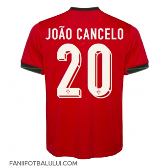 Portugalia Joao Cancelo #20 Tricou Fotbal Replică European 2024 Barbati Acasa